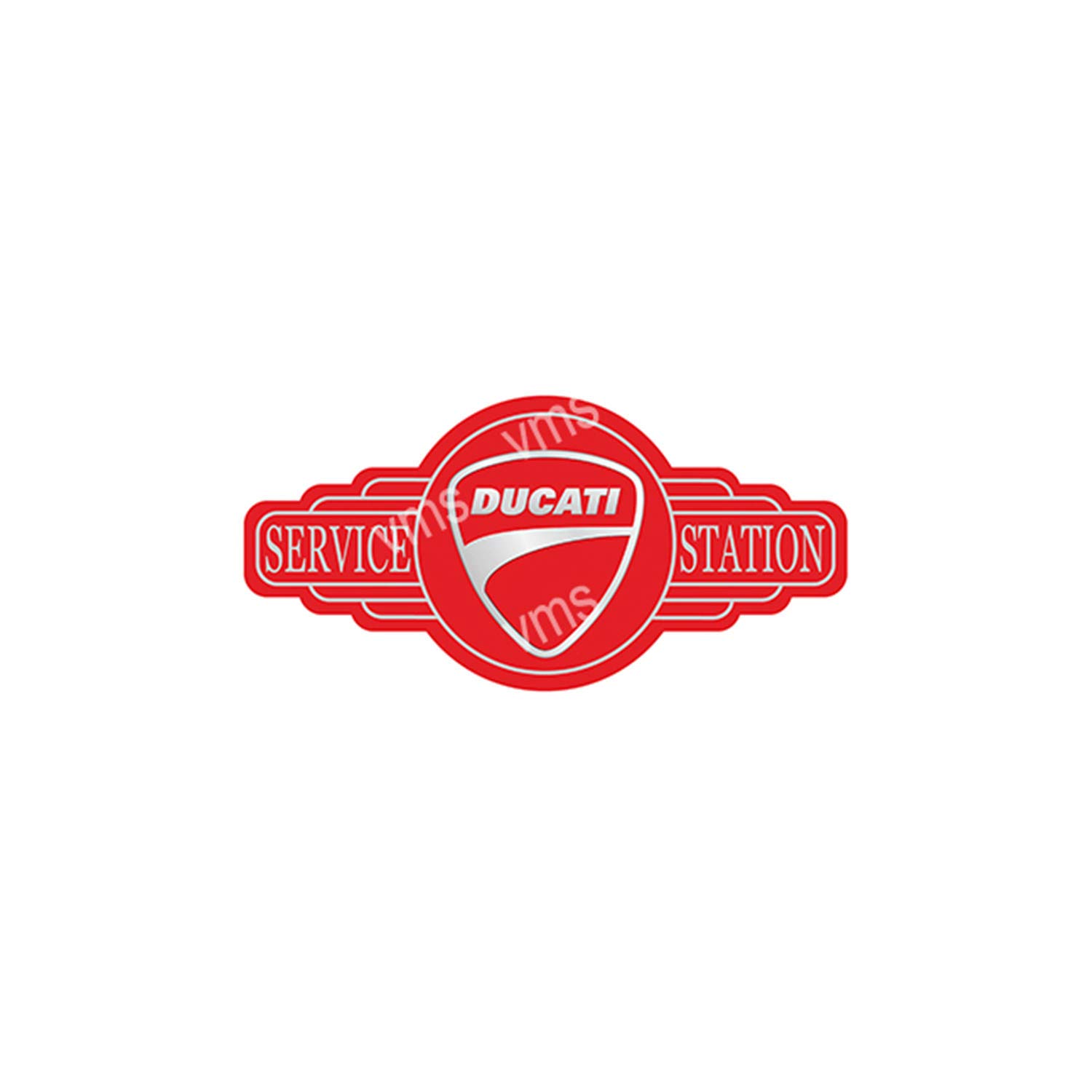Vintage Metal Sign DUCATI SERVICE STATION 18X9 Home Decor Inside Outside Bar Kitchen Pub Decorative Plaques
