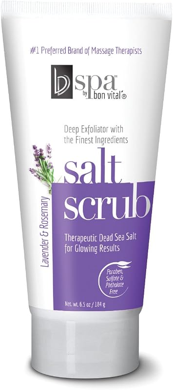 Esfoliante corporal com sal do Mar Morto Bon Vital' lavanda e alecrim, 272 g