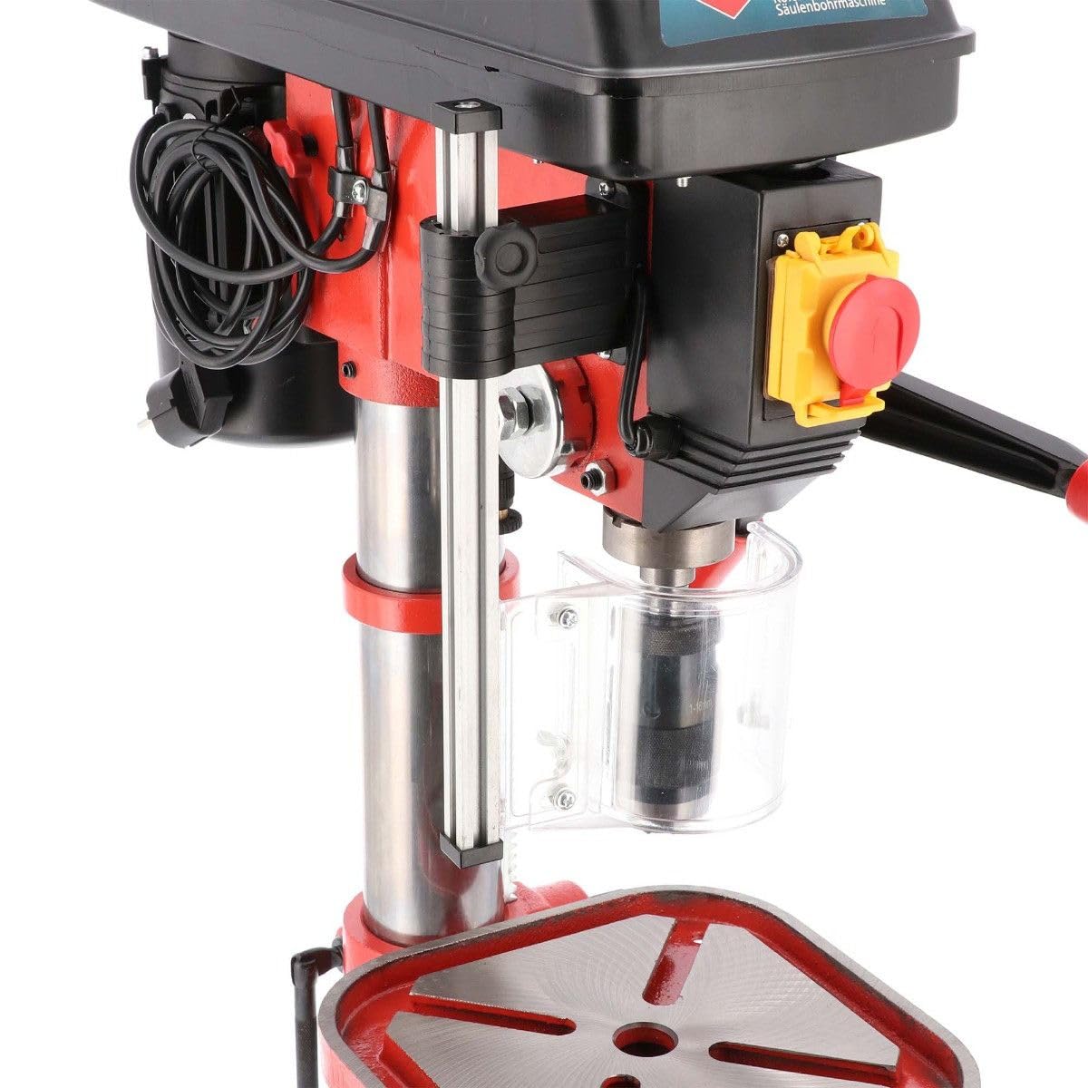 Airpress - Taladro de Columna 16-980 | 550 W | 16 Velocidades | Broca hasta 16 mm | Mesa Inclinable 45° | Taladro de Banco Profesional