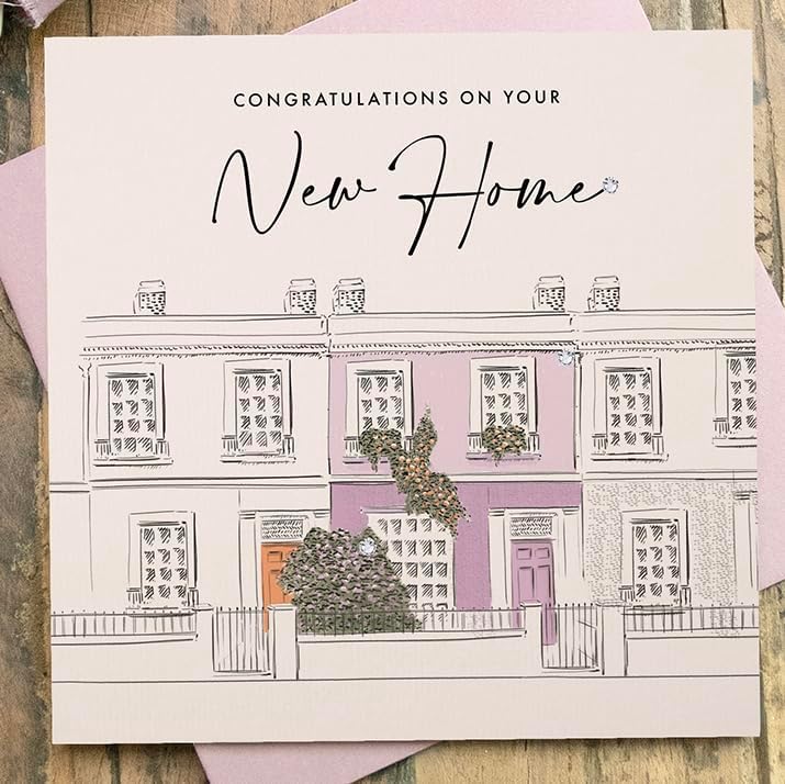 New Home Card, Congratulations On Your New Home, Handmade New House