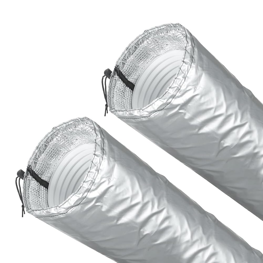 Aundhegrtt Portable AC Hose Insulation Sleeve Air Conditioner Hose Cover Wrap AC Duct Vent Cover Sleeve