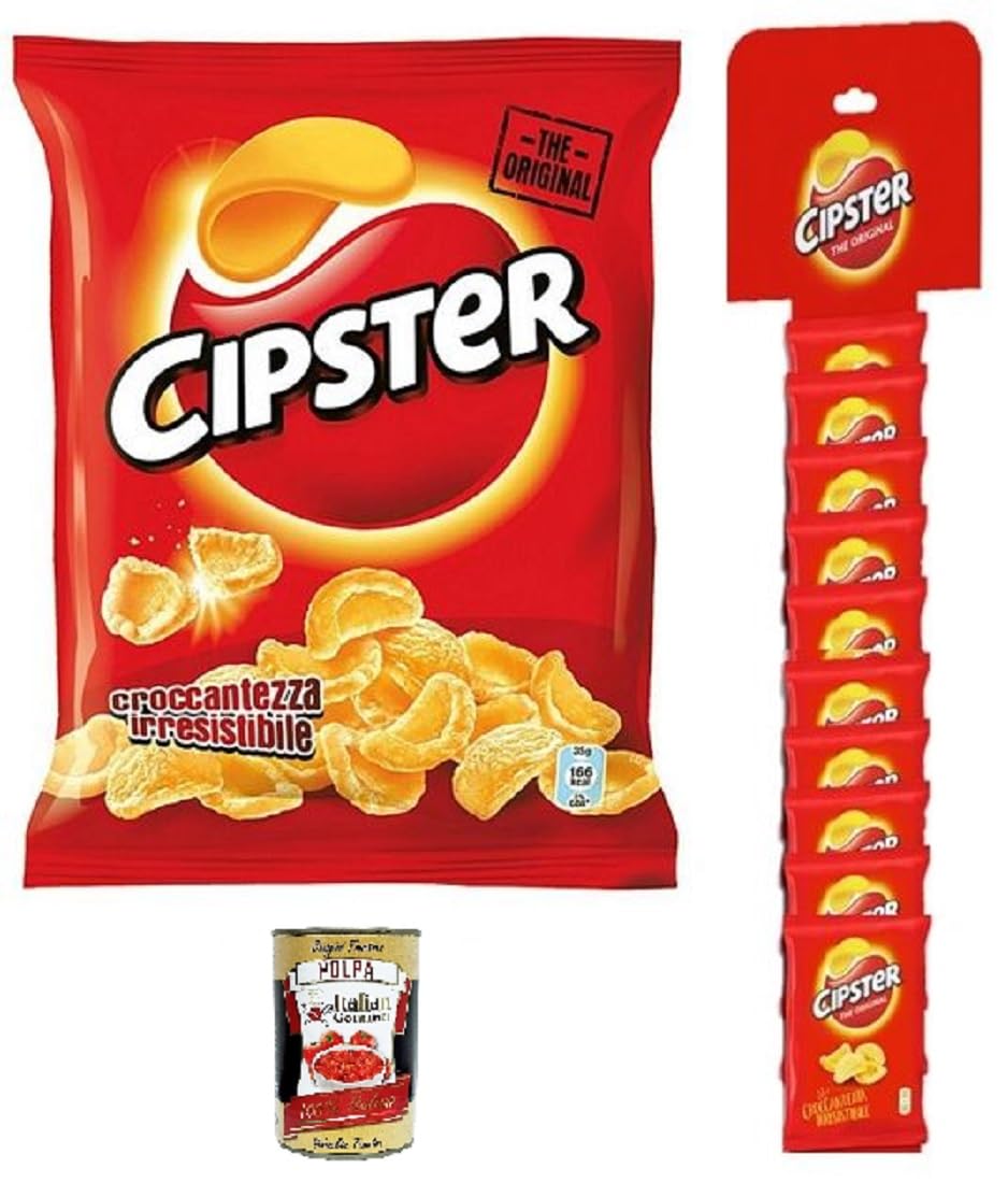 The Original Chips di Patate knusprige Kartoffelsnacks Aperitivo 44 x 35g | Leggere e croccanti, ikonische Form, milder Geschmack als Knabberei bei Party und Pause, Gesamtnettogewicht 1,54 kg