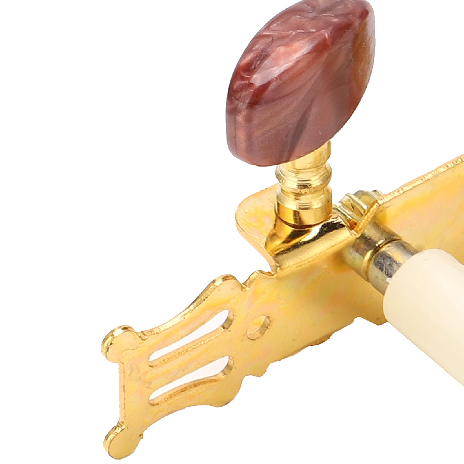 SIXRUN Pioli per Chitarra Classica, Teste di Macchine per Rapporto 14 | Ingranaggio in Acciaio e Rame A3, Base in Metallo Dorato, Perno Rivestito in Plastica, Accordatura Precisa e , Leggero e