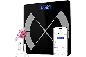 APP Body Fat Scale: Rechargeable, Intelligent Health Analyzer with Smartphone Monitoring