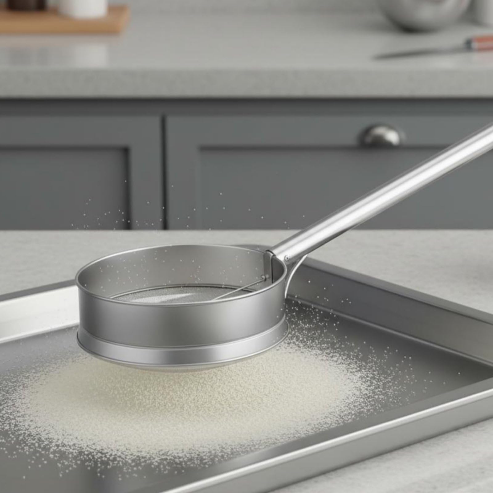 Setteccio Elettrico Sieve Setaccio Setaccio Industriale Vagliatore in Acciaio Inox per Separazione Rapida di Farine E Sabbie con Struttura per Output