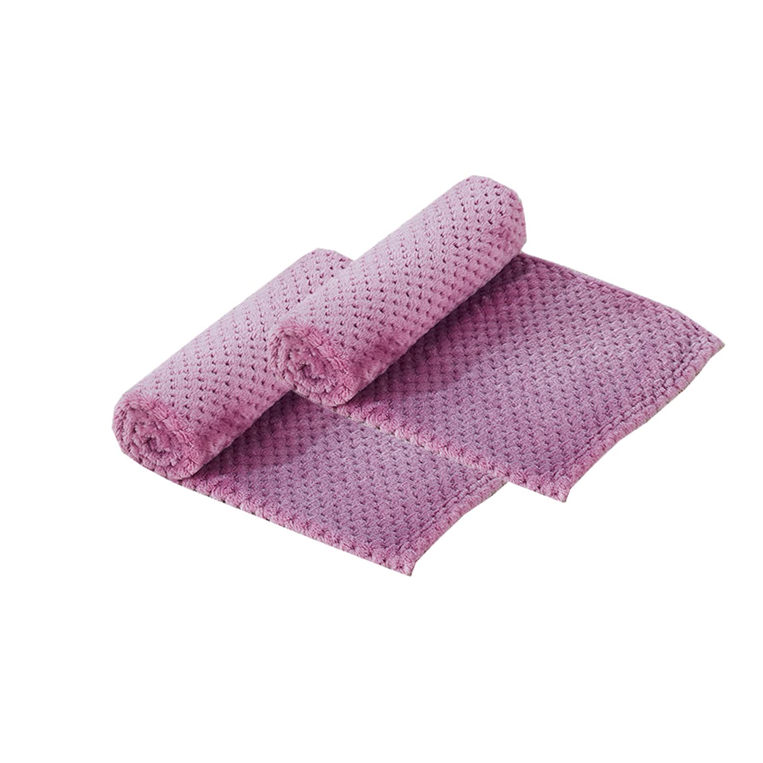 Trwały koc dla psa miękki ciepły mata do spania dla zwierząt domowych 120 x 200 cm nadaje się do prania flanelowa narzuta dla zwierząt domowych zestaw 2 koców do spania dla małych średnich dużych psów kotów, różowy