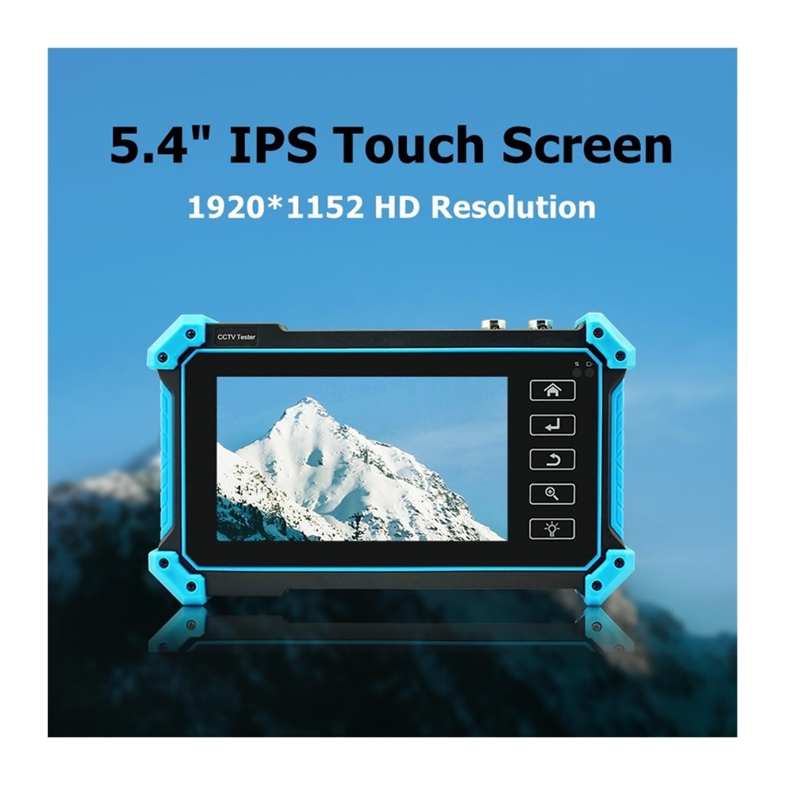 Tester CCTV, IPC-5200C Tester CCTV IPC Plus | Z 8MP AHD CVI TVI SDI Tester kamery 12MP Tester kamery IP 5,4" Ekran dotykowy Tester kabla do testowania kamer CCTV i IP.