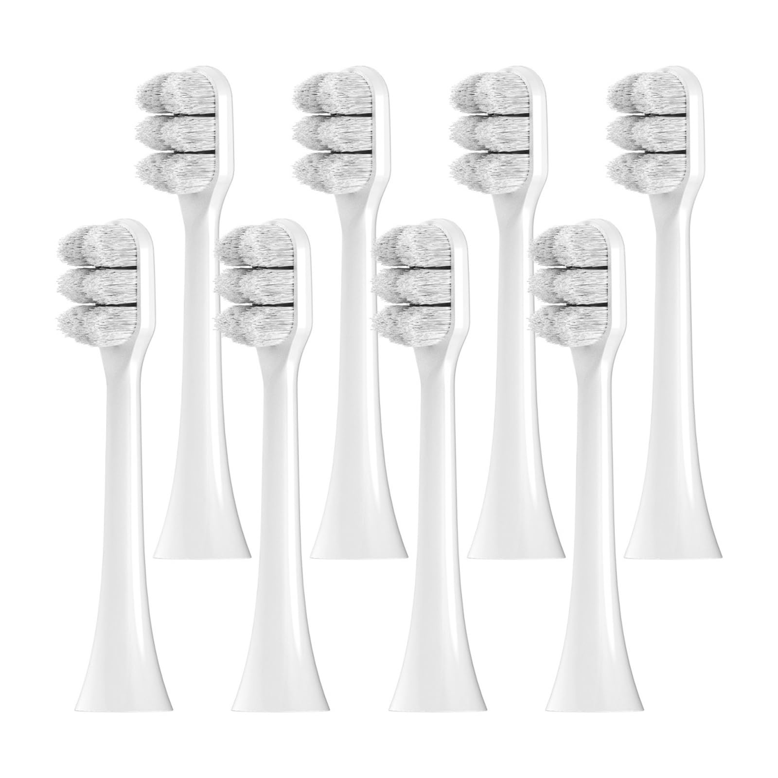 Cabezales de cepillo dientes repuesto compatibles con eléctricos for el cuidado las encías sensibles(8 Pcs)