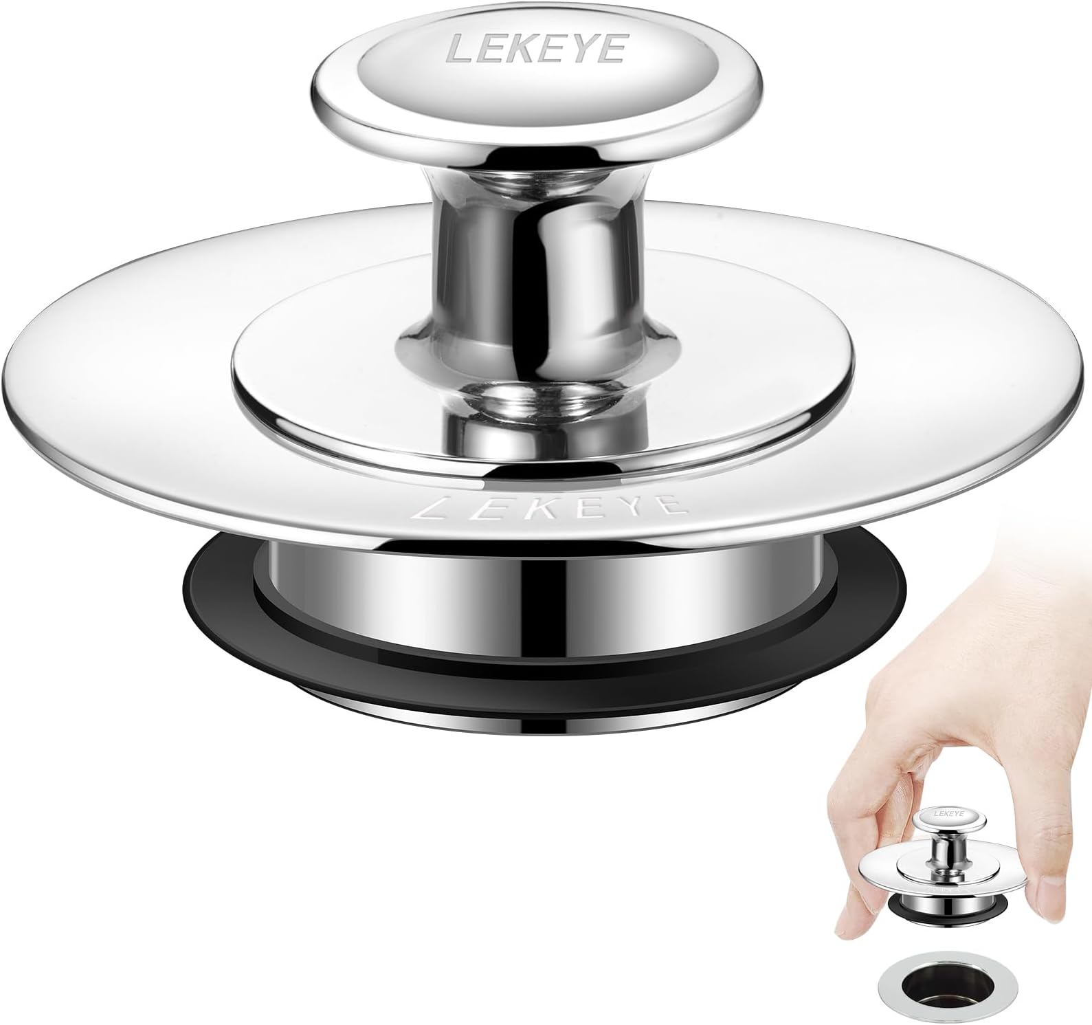 Umbra 023464660 Flex Drain Stop/Hair Catcher White, 9.53 x 9.53 x 3.17 cm Amazon.co.uk Home