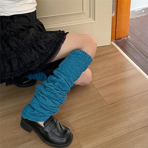 Miniatura 4 de Lolita Y2k - Calcetines altos sueltos para mujer, estilo vintage, gótico, calentadores de piernas largas, accesorios de Acub, puños de invierno