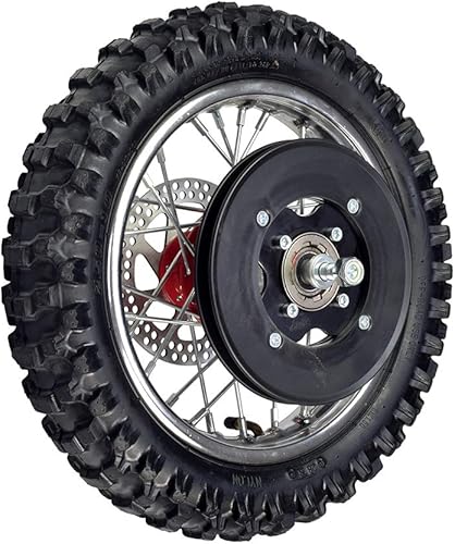 Miniatura 2 de Rueda trasera completa con buje rojo para el Razor SX500 McGrath Dirt Rocket