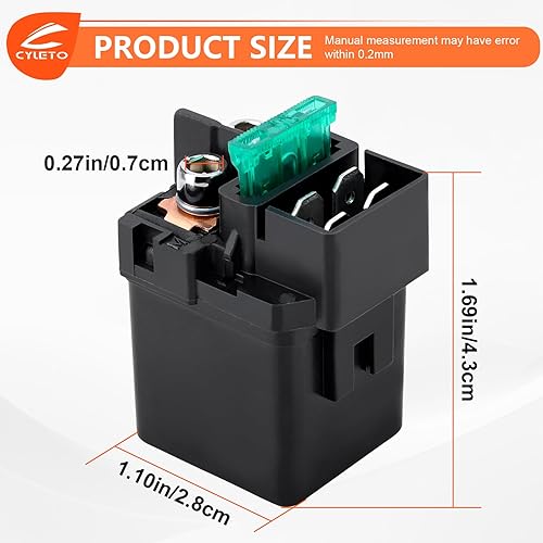 Miniatura 2 de Relé solenoide de arranque para Honda Shadow750 VT750 1998-2010CBR600RR 2003-2014 CBR600 F2 F3 F4 F4i 1991-2003VT1100 Shadow1100 Spirit