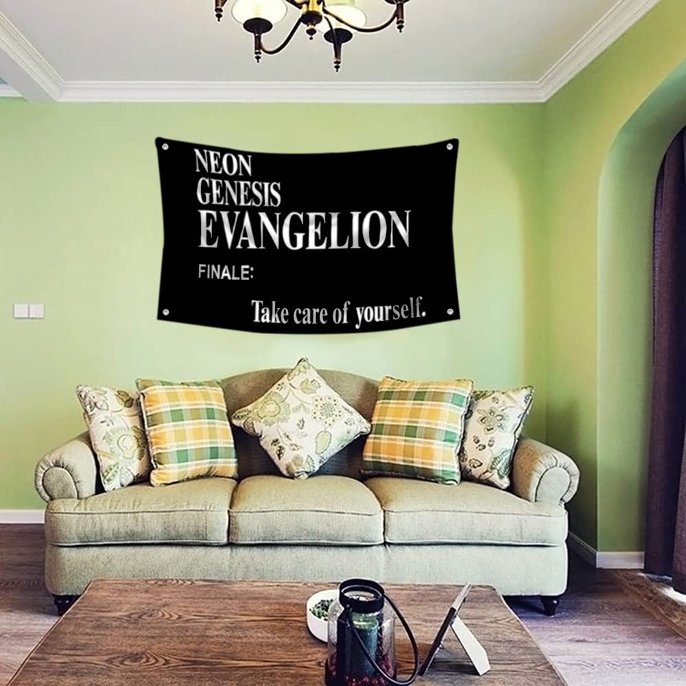 Amazon.com: 2but Neon Genesis Evangelion Finale Banner flag