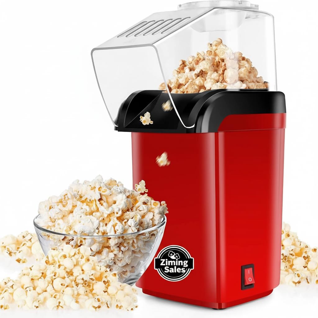 Mini Automatic Popcorn Maker, Household Oil-Free Corn Popper, Portable Small Popcorn Machine For Home, Movie Night Party, Snack-picture-36