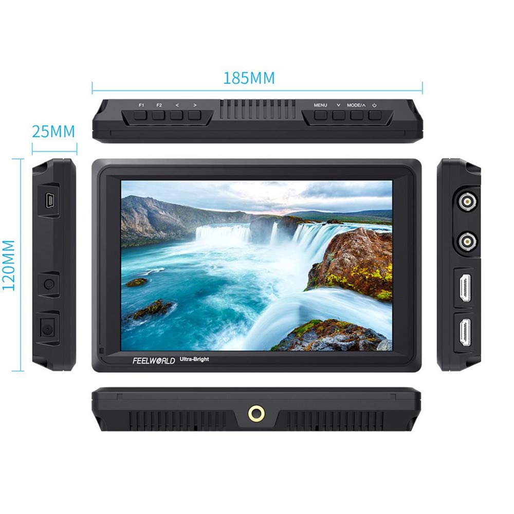 ディスプレイ・モニター本体 FEEL WORLD FW279S Amazon | FEELWORLD FW279S 7インチ フィールドモニター 3G-SDI