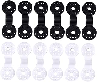 VOSAREA 30 Pçs Clipe De Rede De Sombra Barraca Preta Ao Ar Livre Para-Sol Braçadeiras De Rede Clipes De Fixação Clipes De Pano De Sombra Suprimentos De Plástico Ferramentas De Fixação De