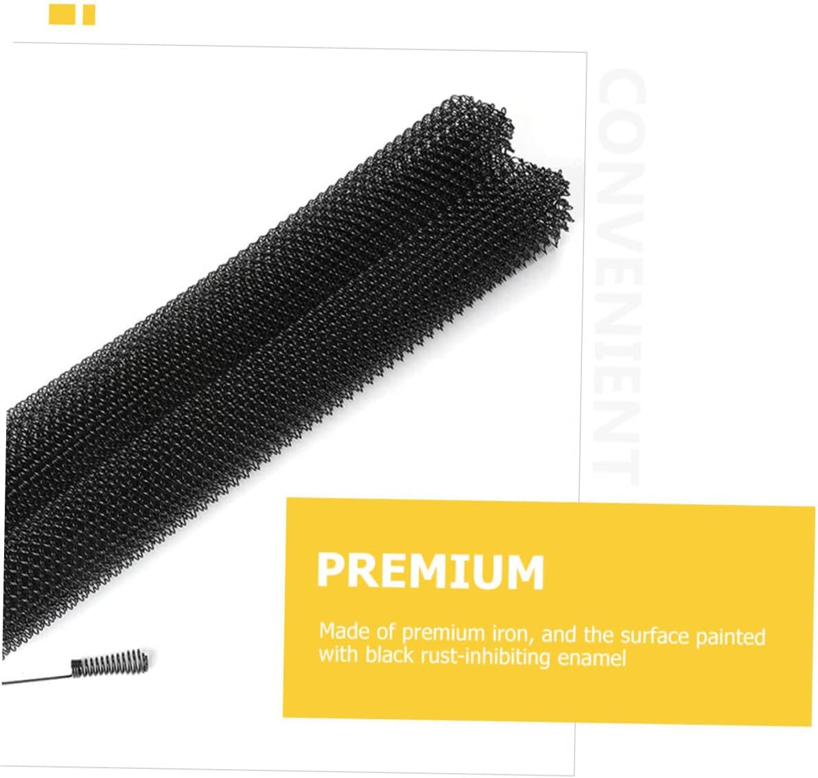 2pcs Hearth Mesh Screen Curtains Metal Fireplace Screen Draft Blocker Easy to Install Xin