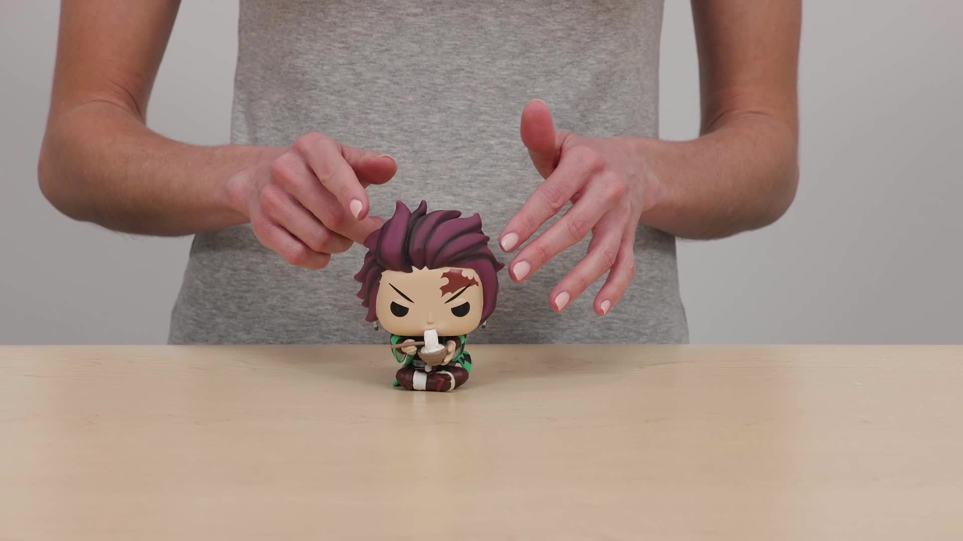 POP Anime : Demon Slayer - Kimetsu no Yaiba - Tanjiro Kamado (Kimono) Funko Figurine en vinyle (livrée avec étui de protection compatible), multicolore, 3,75