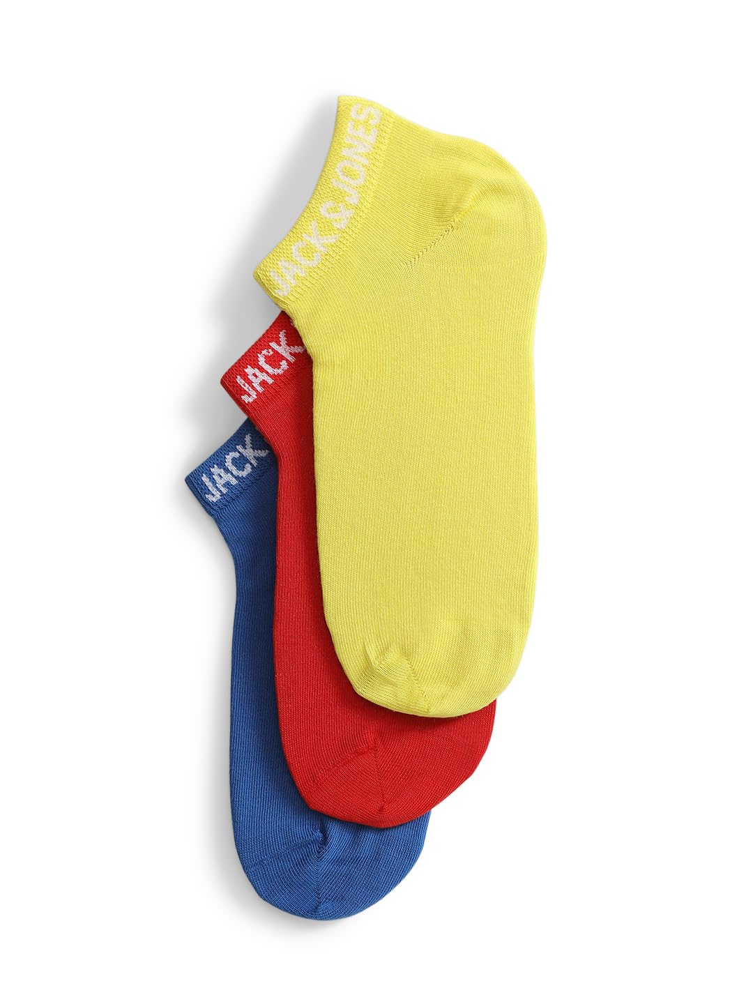 Jack and Jones Men Solid Cotton Blend Multicolor Ankle Length Socks (Pack Of 3)-image-29