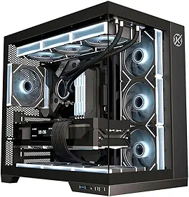 PC Gamer ARVEX AORUS AMD Ryzen 7 5700X, Geforce RTX 5060 8GB, Placa Mãe B550M, Memória 32GB, SSD 1TB NVMe, Water Cooler