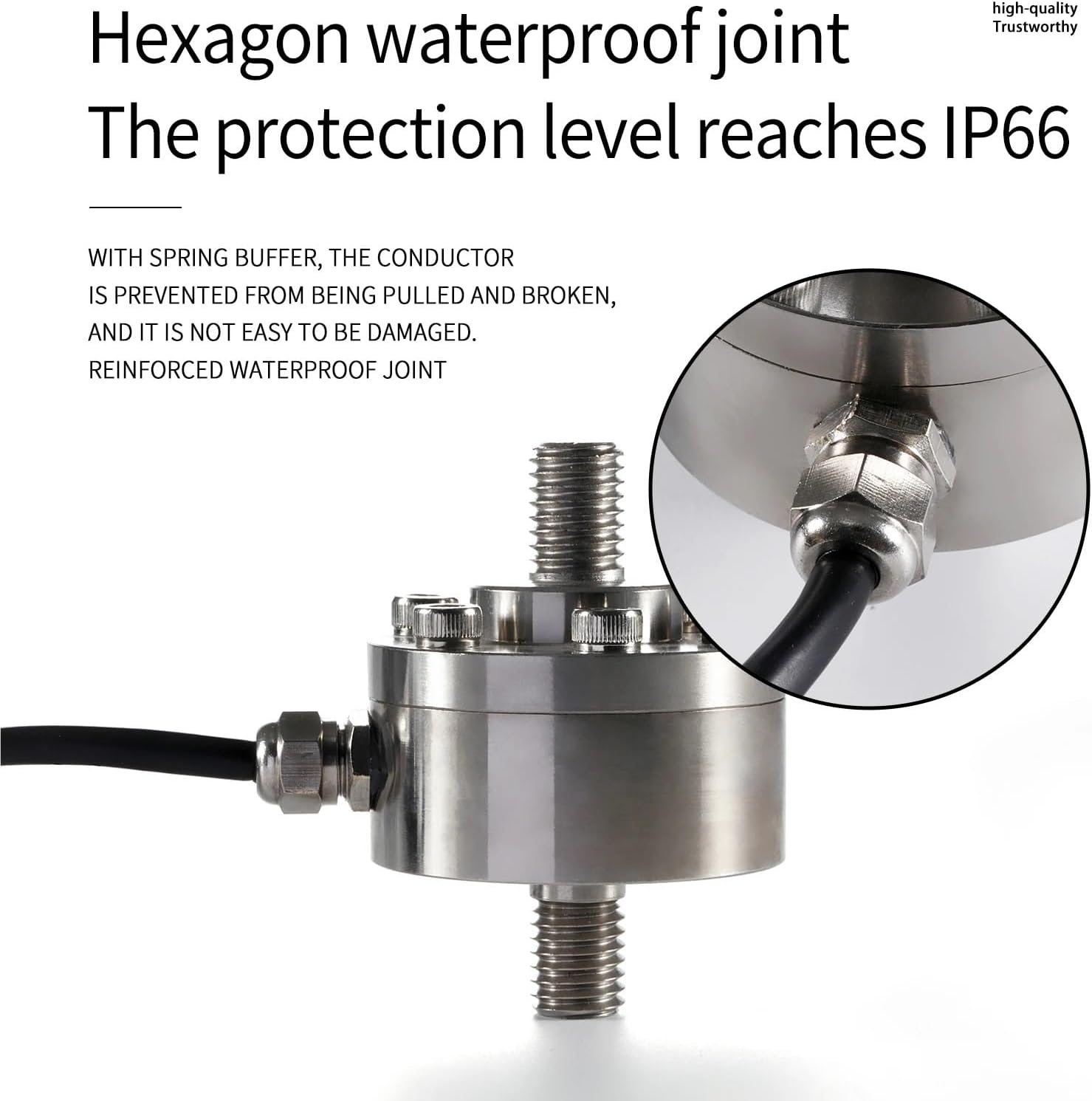 Load Cell Sensor HX711 AD Module Weight Sensor Electronic Scale High Precison Weight Sensor 50KG 100KG 200KG 300KG 500KG 1T 2T(Range 0-500KG)