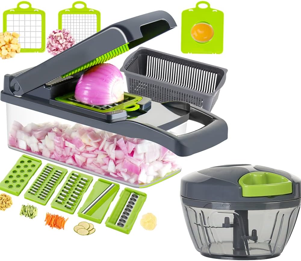 Ourokhome 12 in 1 Professional Mandolin Slicer for Kitchen