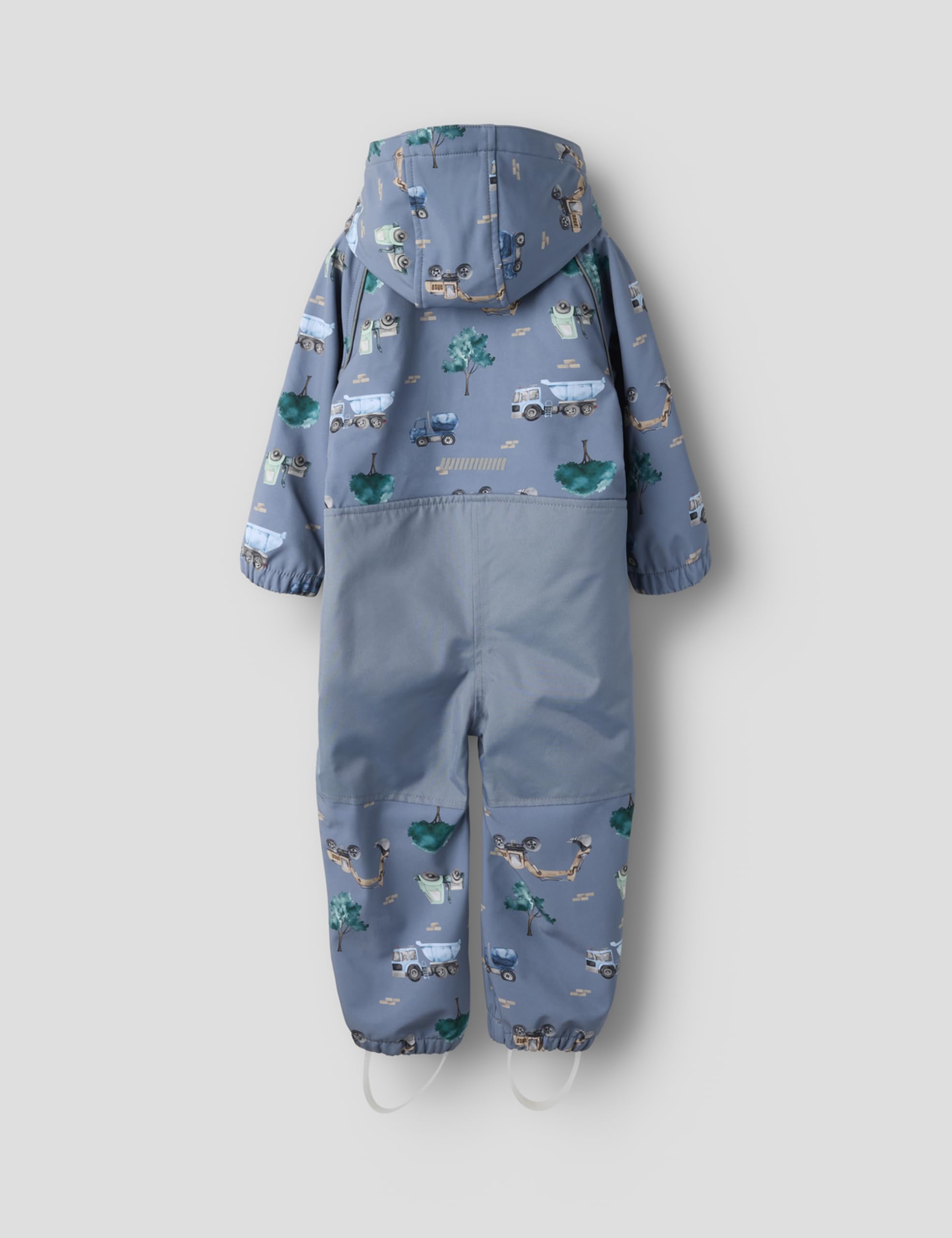 Nmmalfa08 Softshell Suit AOP 1Fo Noos, flint stone, 104