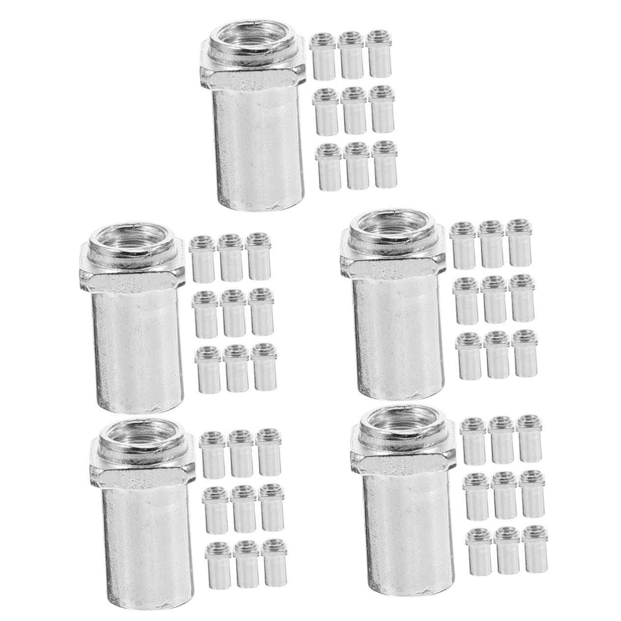 BESTonZON 5sets Drum Set Mounting Hardware Iron Drum Swivel Nuts Swivel Nuts 10pcs*5