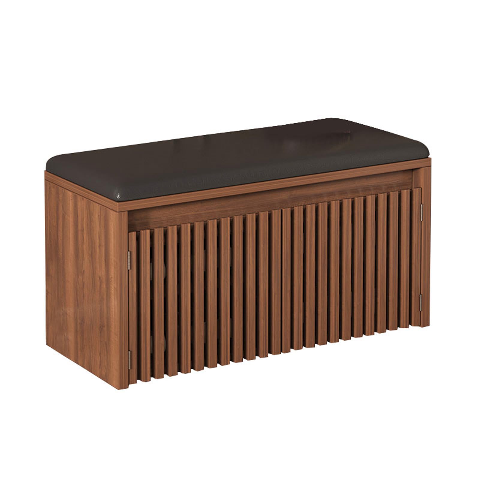 Meuble à chaussure capacité de charge 200kg avec assise rembourrée en faux cuir
