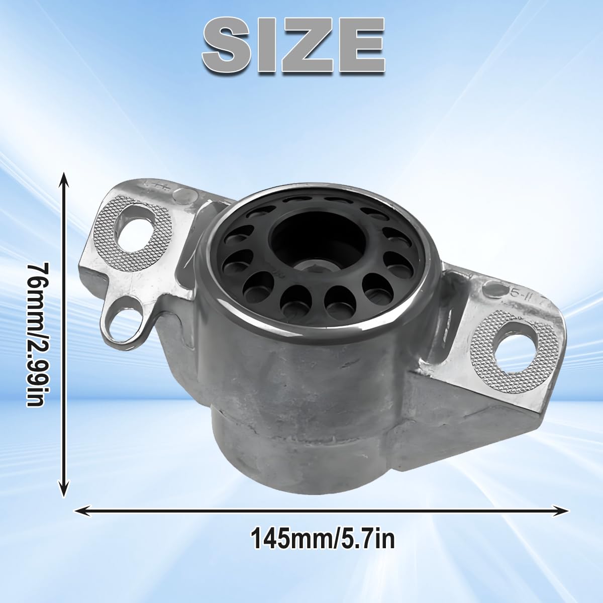 ZAMDOE 802 561 Coupelle de Suspension pour Audi A4 B8 8KH 8K5 8K2, B8 A5 S5 8T3 8TA 8F7 Q5 8RB pour Porsche MACAN 95B Droit, Gauche, Essieu Arrière et autres véhicules