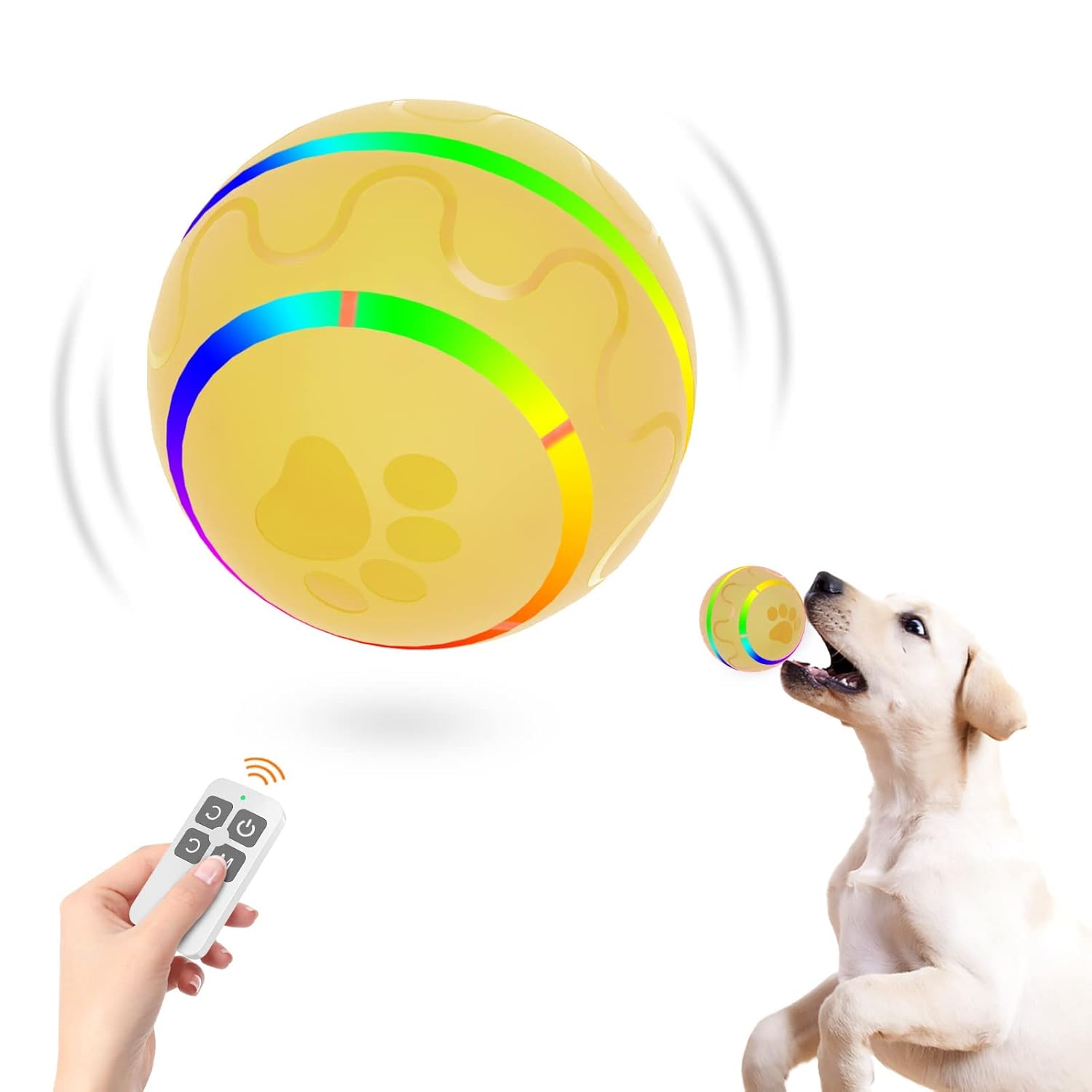 Buy Kirisima Interactive Dog Balls Toys Active Rolling Ball for Dogs