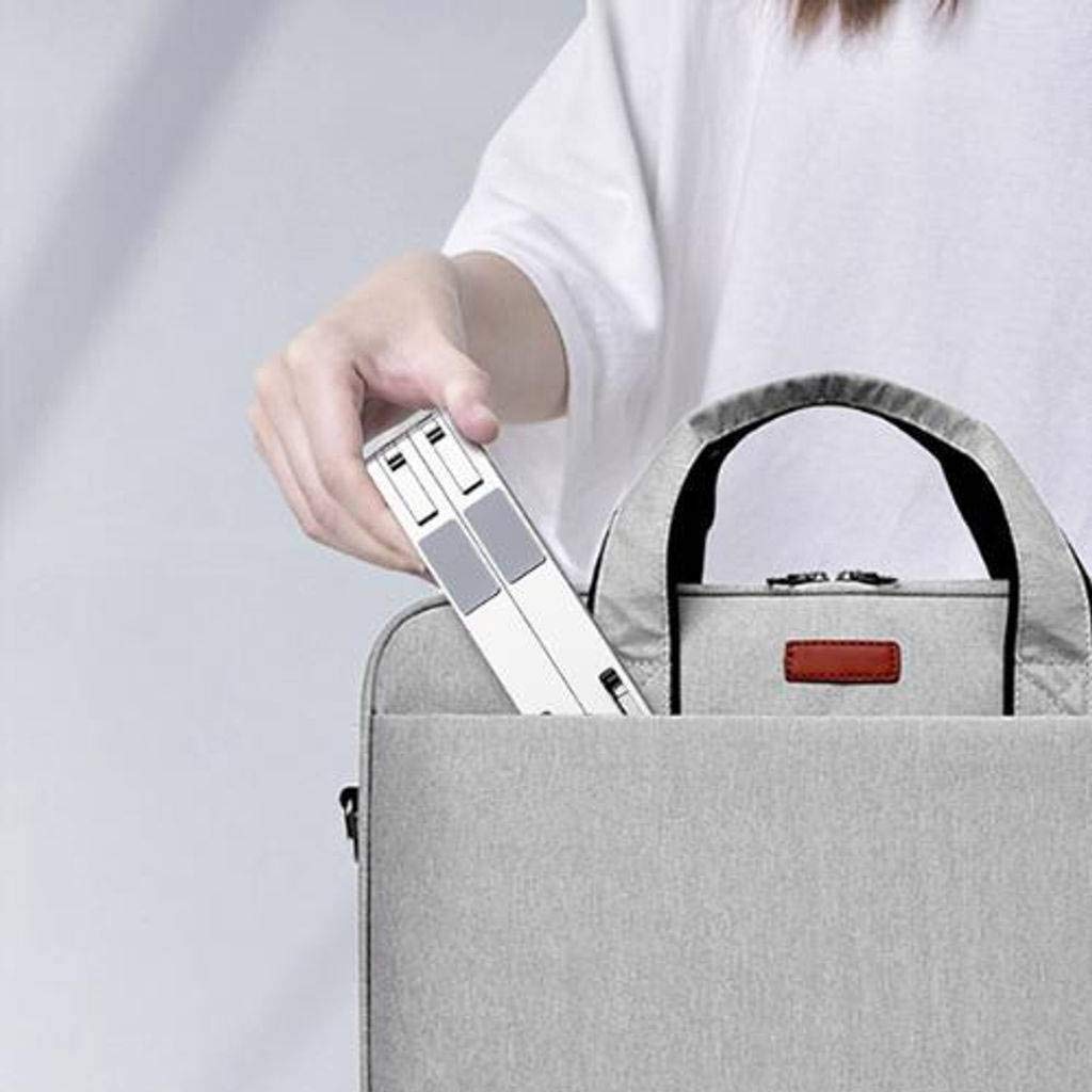 Supporto per Laptop, Supporto per Laptop Portatile Regolabile Supporto Multifunzione per Riser in Alluminio Pieghevole Adatto per Laptop da 11-17 Pollici Tablet Notebook-Grigio