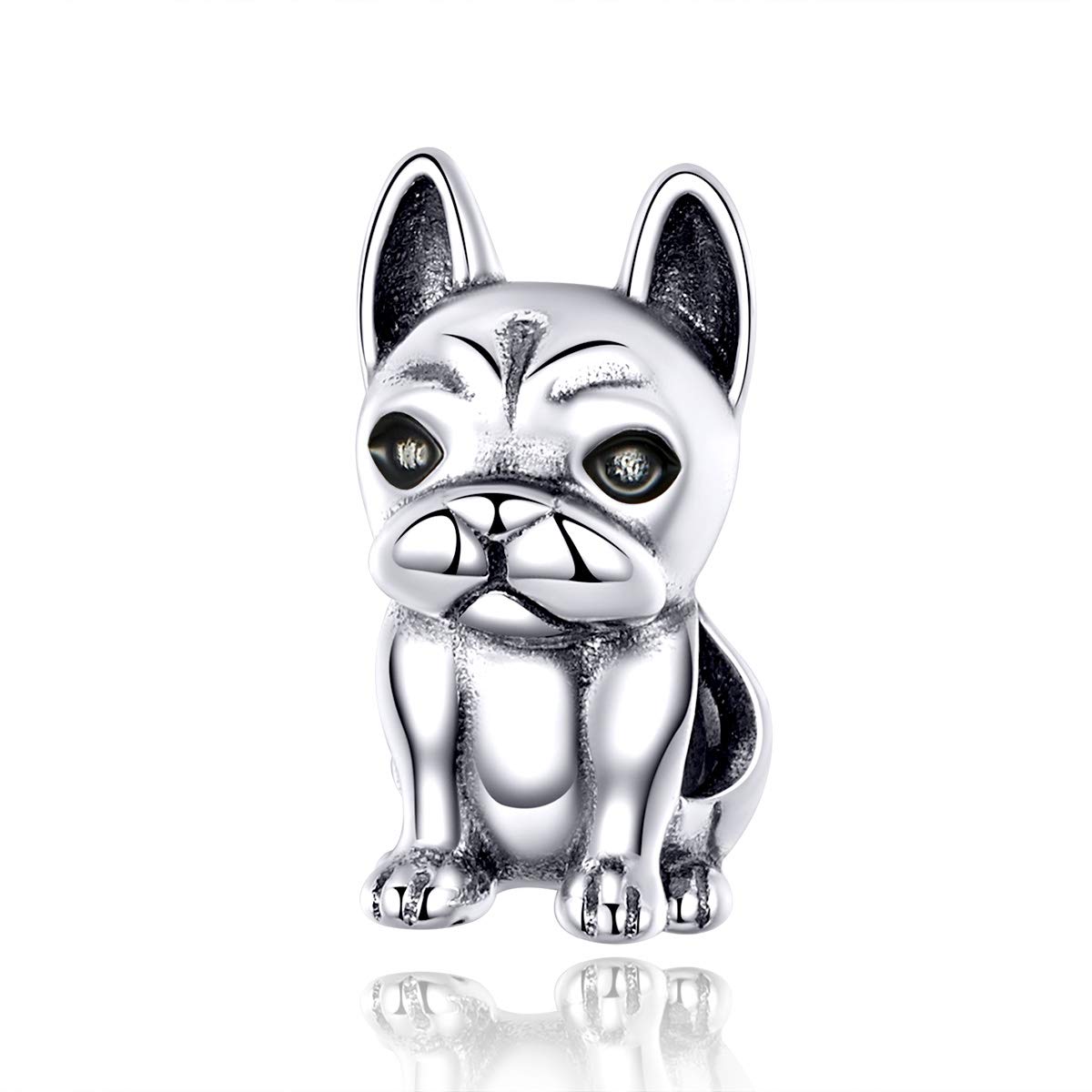Bracciale con ciondolo a forma di serpente in argento sterling: Bulldog