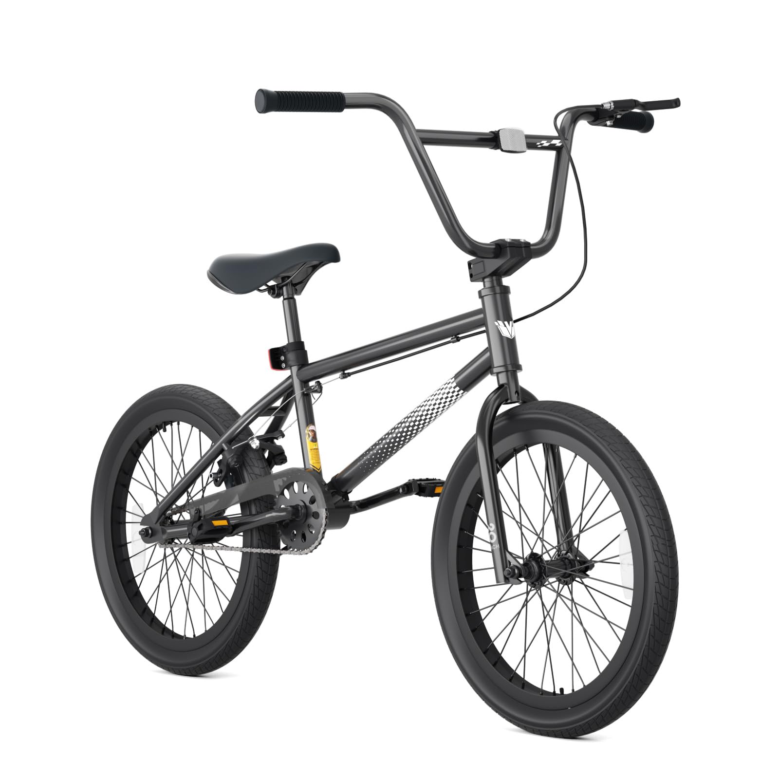 67i Boys BMX Bike 8-12 Years 18"/20" | 4 Steel Pegs, U-Brakes, Adjustable Seat & Hi-Ten Steel Frame | Lightweight 2.35" Tires for Park & Street Riding