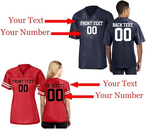 Miniatura 4 de Personaliza tu propia camiseta de fútbol con tu nombre y número de equipo