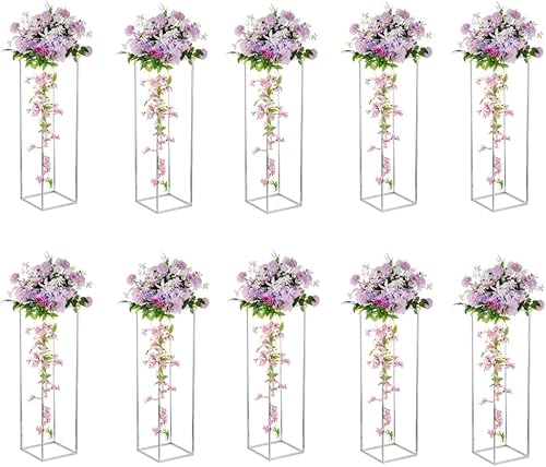 Miniatura 1 de Soporte de pedestal negro para plantas, 2 piezas, soporte de metal para plantas, soporte de flores de 15.75 pulgadas de alto, soporte para flores,
