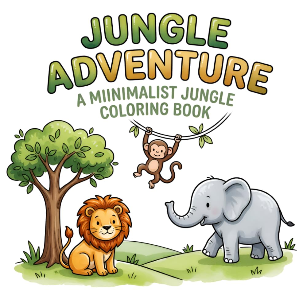 Jungle Adventure Coloring Book