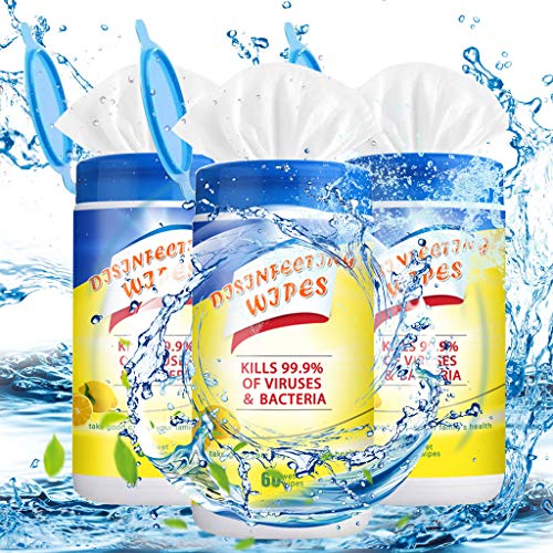 【Shipping from US!!!】Disinfecting_Wet_Wipes, 60 Sheets Portable 75% A1cohol Hand Cleaning Wet Cotton Pads