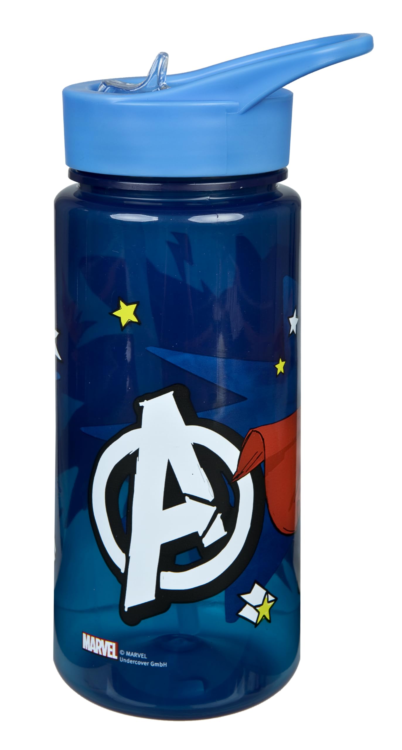 Scooli - Marvel Avengers Water Bottle - BPA-Free with Marvel Avengers Motif - Ideal for Children and Fans - Nursery and School - 500 ml - Image 3