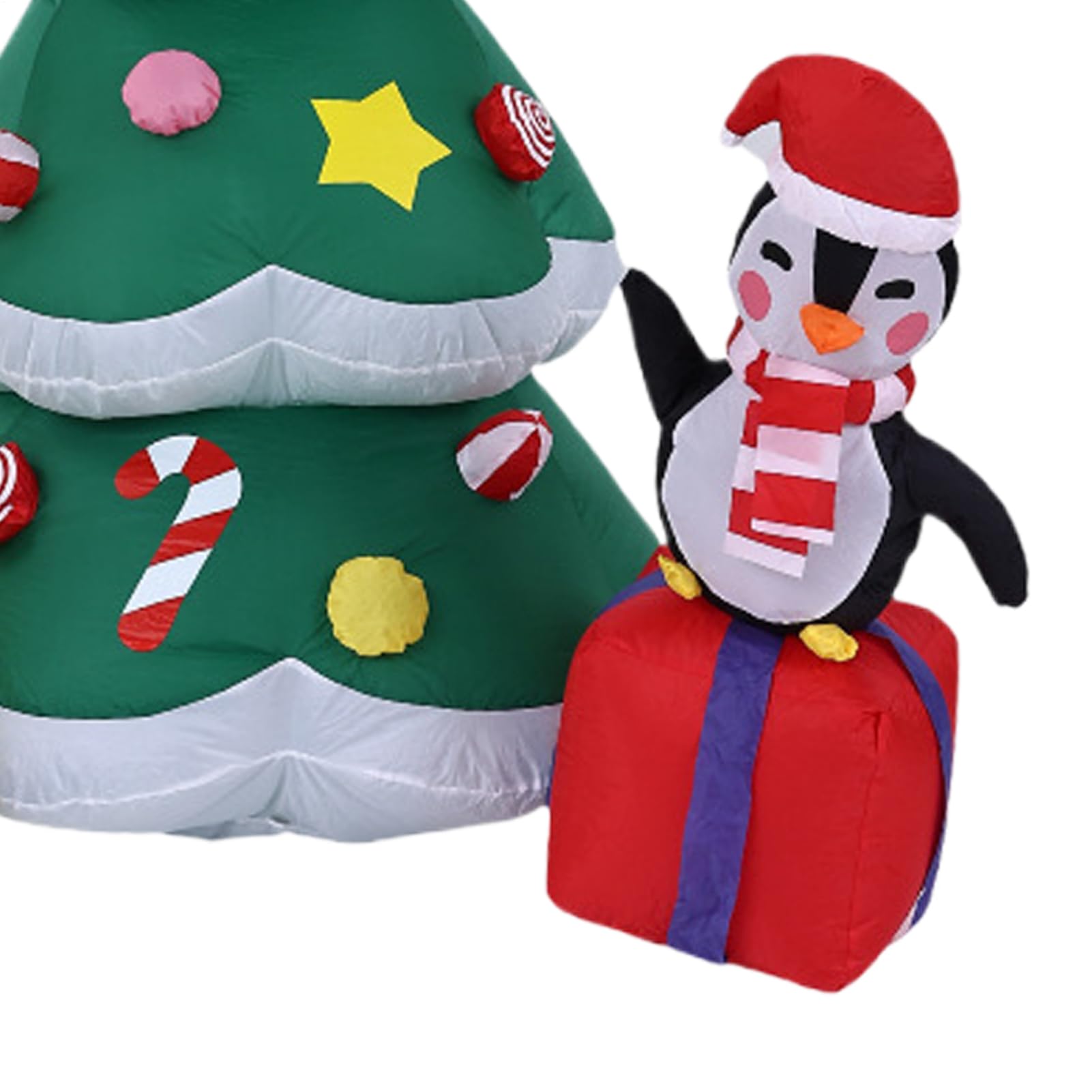 Árboles De Navidad Inflables 1.8m Iluminado para Navideñas Hinchable