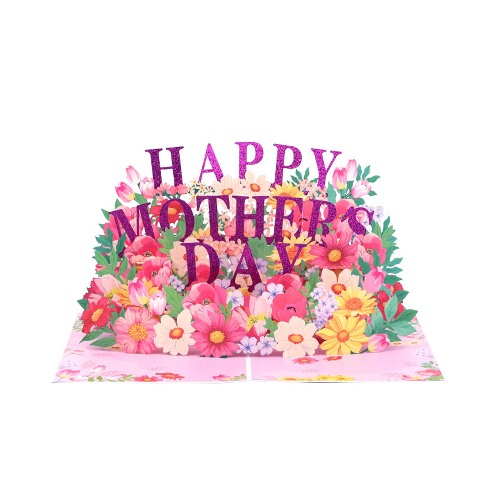 Tsophreniq 3D Popup Invitation Card for Mother ' s Day Greeting with Envelope Foldable Paper Blessing Mother ' s Day