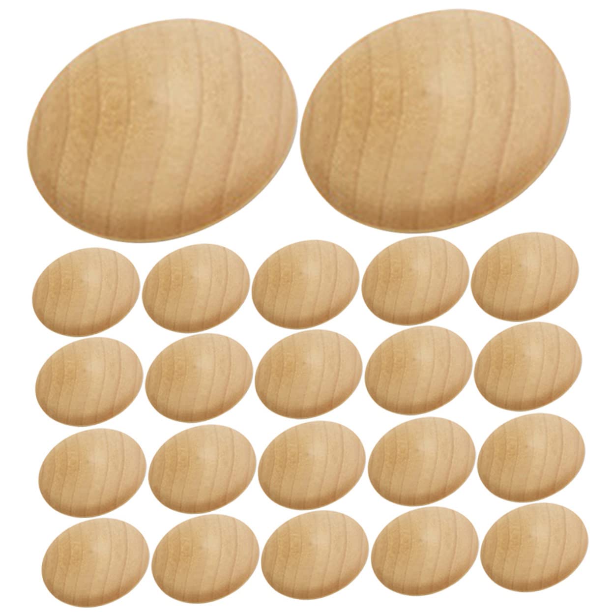 FUNOMOCYA 100Pcs Wooden Button Hole Plugs Reusable Furniture Hole Covers for Cabinet Screws Decorative Caps for Furniture Desktops Chair Legs and Outdoor Equipment