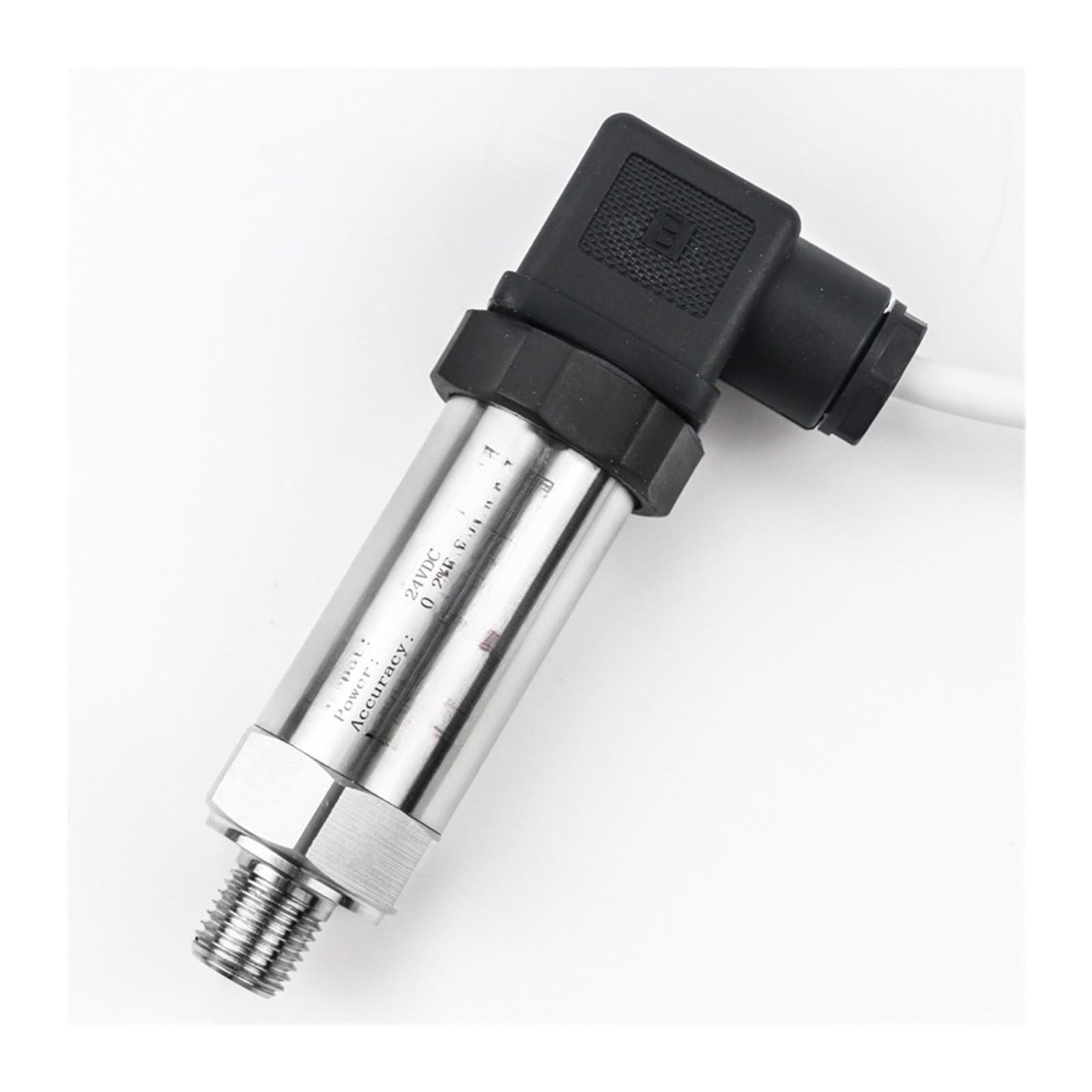 Sensor absoluto de 50 PSI, Sensor de presión de 0 a 5 V, alimentación de 24 V CC, 100 kPa, 1 Bar, 15 PSI absoluto, Conector Macho con Rosca G1/4 de Pulgada(Others)