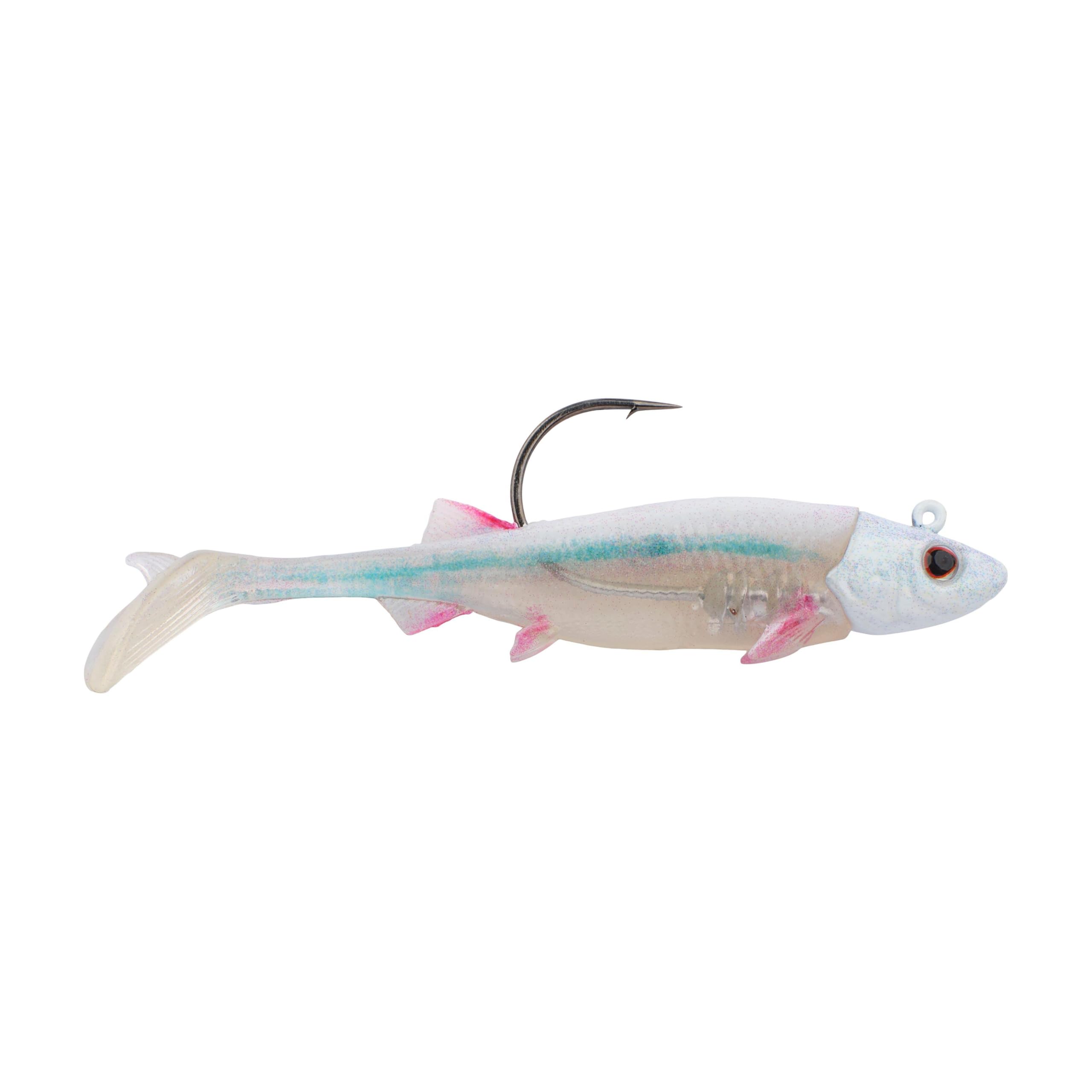 Berkley PowerBait Pre-Rigged Minnotator Fishing Bait, HD White Shiner, 2.5 in, Irresistible Scent & Flavor, Realistic Profile, Ready-to-Fish, Ideal for Bass, Crappie, Pike and More