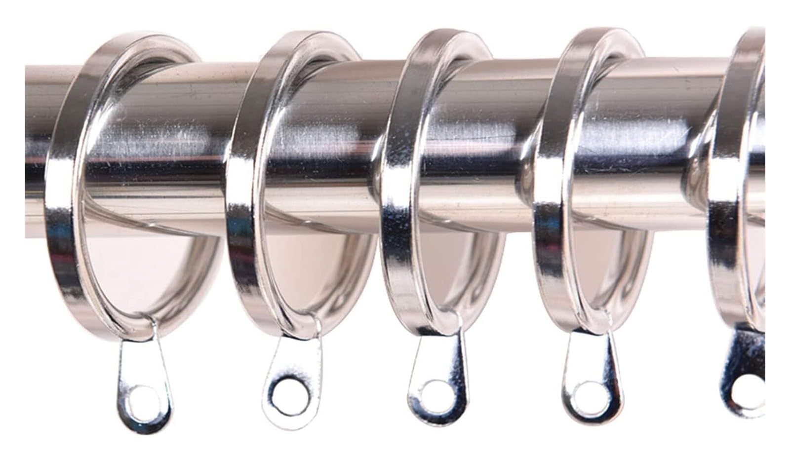 Crochets de rideau de douche en métal | Lot de 20 anneaux de suspension pour salle de bain