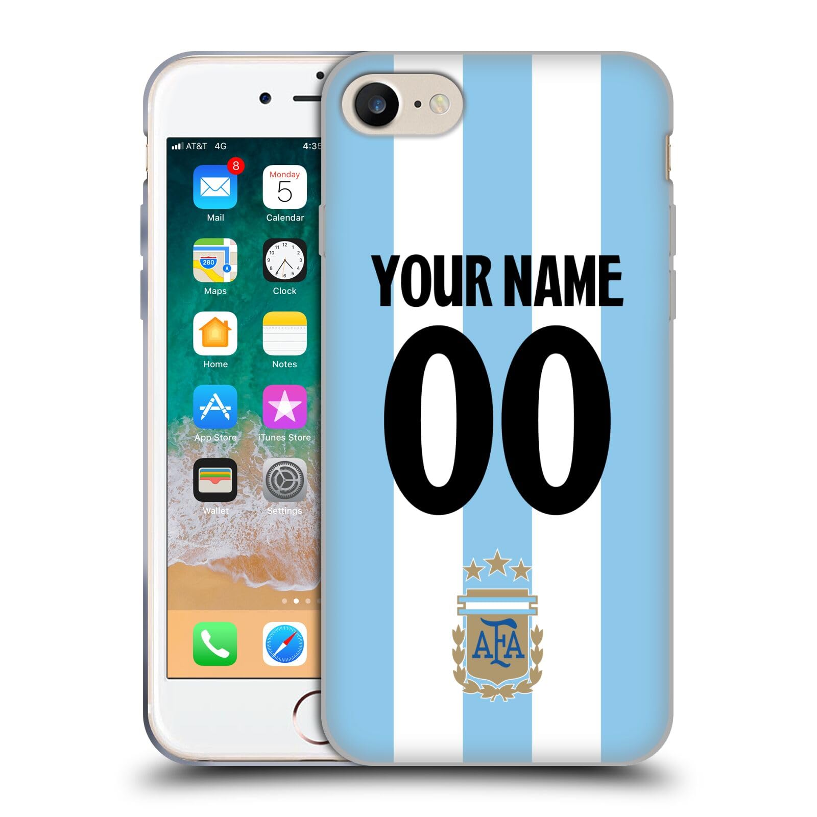 Coque personnalisée Argentine iPhone 8 pour protéger son téléphone avec style