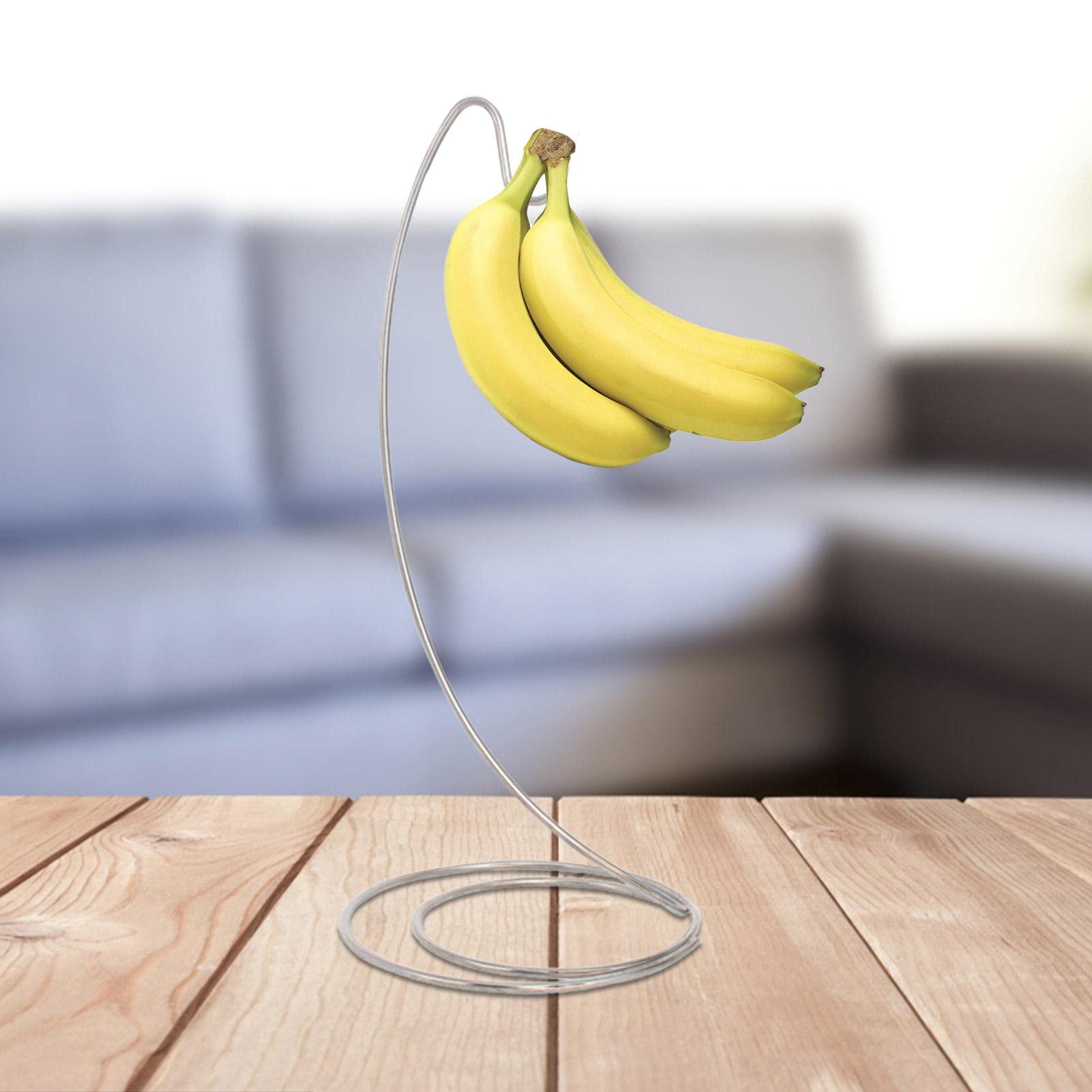 GIMOCOOL Porta Banana | Si siede su Bar e tavoli - Albero da appoggio, Appendiabiti per Banane per Frutta, Verdura, Prodotti e Snack