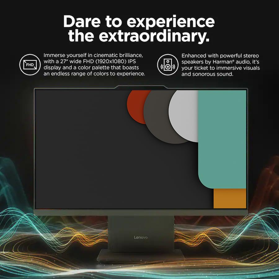 Image of iCarp Customized Desktop Made with Lenovo IdeaCentre AIO Desktop 27 inch FHD Touchscreen (99% sRGB) Intel 10-core i7-13620H (>Ultra 9 185H) 16GB /32GB /64GB RAM 512GB /1TB /2TB SSD Type-C Harman Win11
