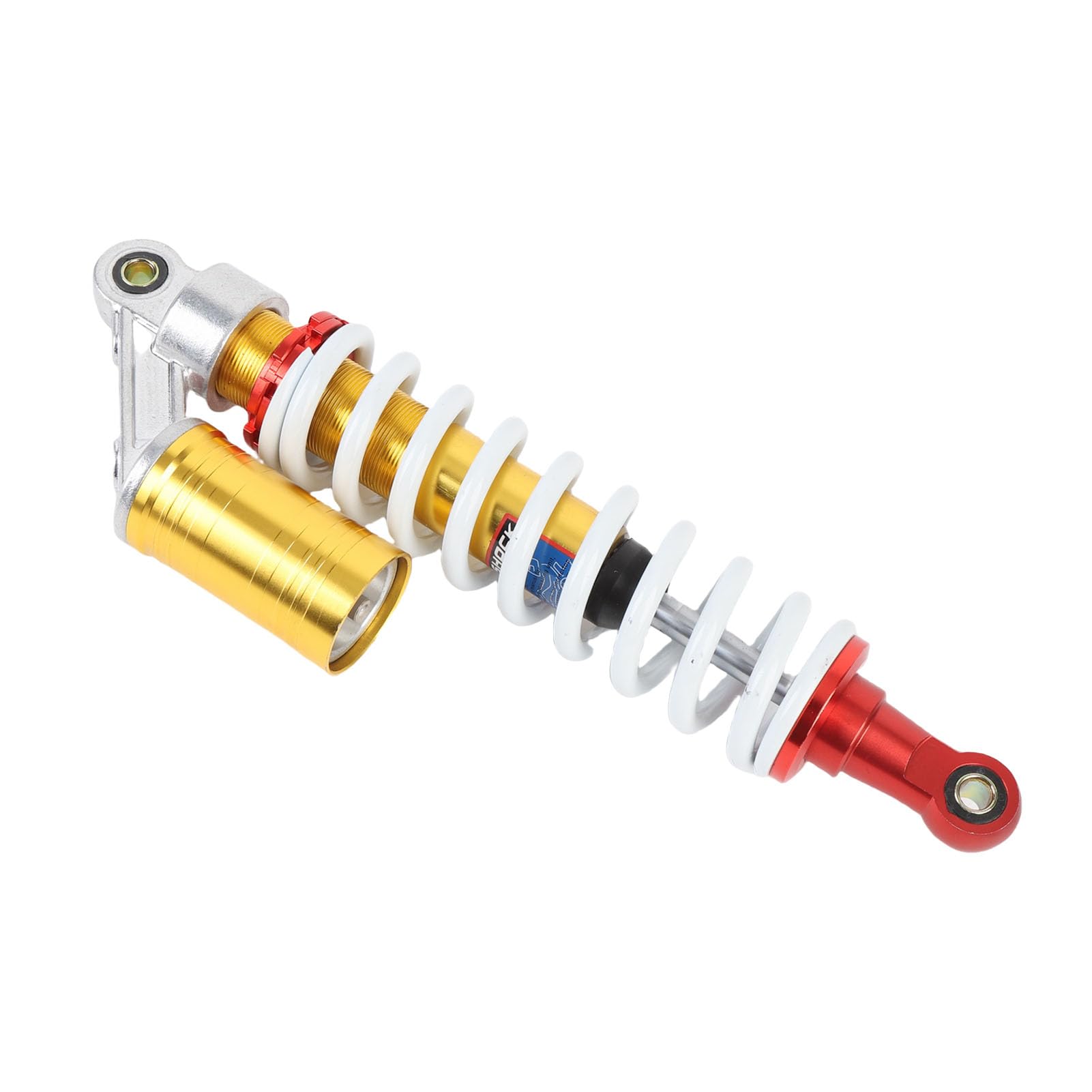 Generic Regulowany Amortyzator Motocyklowy o Dużej Wytrzymałości Trwały Amortyzator Zawieszenia Sprężynowego do Skutera ATV Dirt Bike Go Kart, Uniwersalny montaż