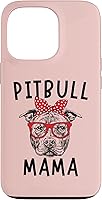 Vista 10 de Funda para iPhone 16 Pit Bull Mama Pitbull Dog Mom Día de la Madre